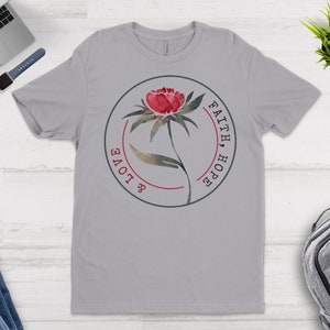 Faith, Hope Love (1 Corinthians 13:13) - Men&#39;s/Unisex T-shirt
