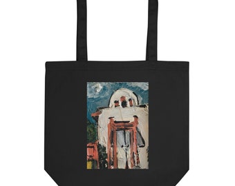 Eco Tote Bag - Oldest Baptist church in Arizona lives in Chloride a little ghost town on the way to Vegas