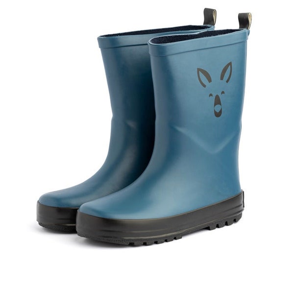 Diepblauwe Kangoeroe Gumboots