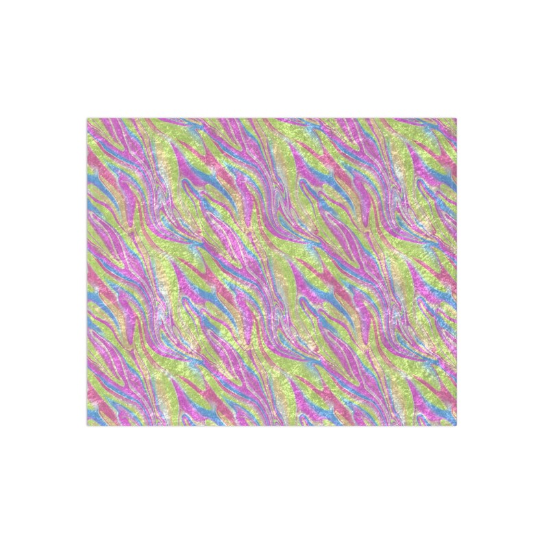 Shiny Pastels Blanket Crushed Velvet Blanket Iridescent Shiny Blanket
