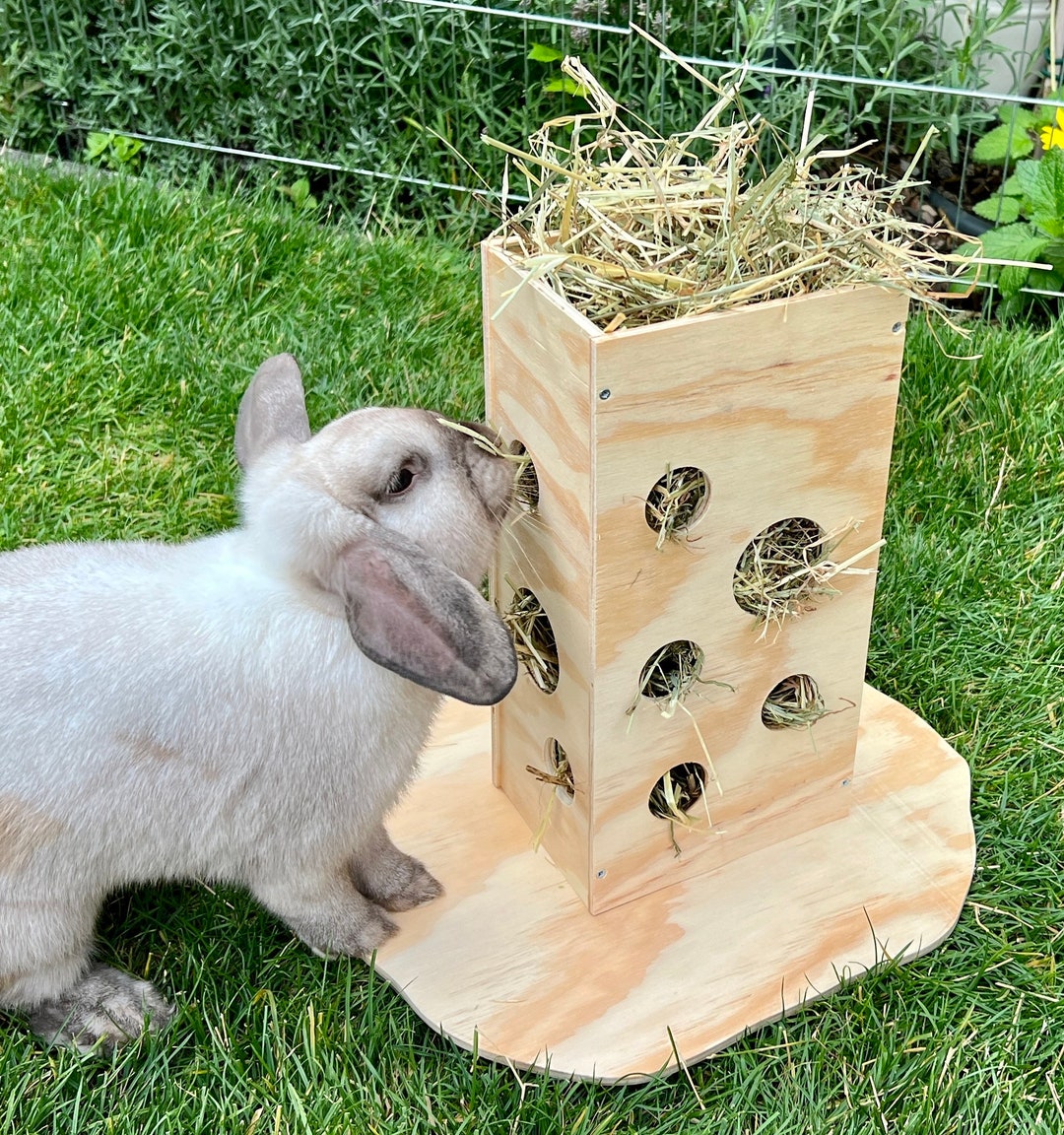 Heuturm Hay Rack Rabbit House Toy Hiding Place Food Rabbit Etsy