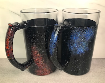 Galaxy Nebula Universe Glasses Glassware Set of 2 / Set of 4