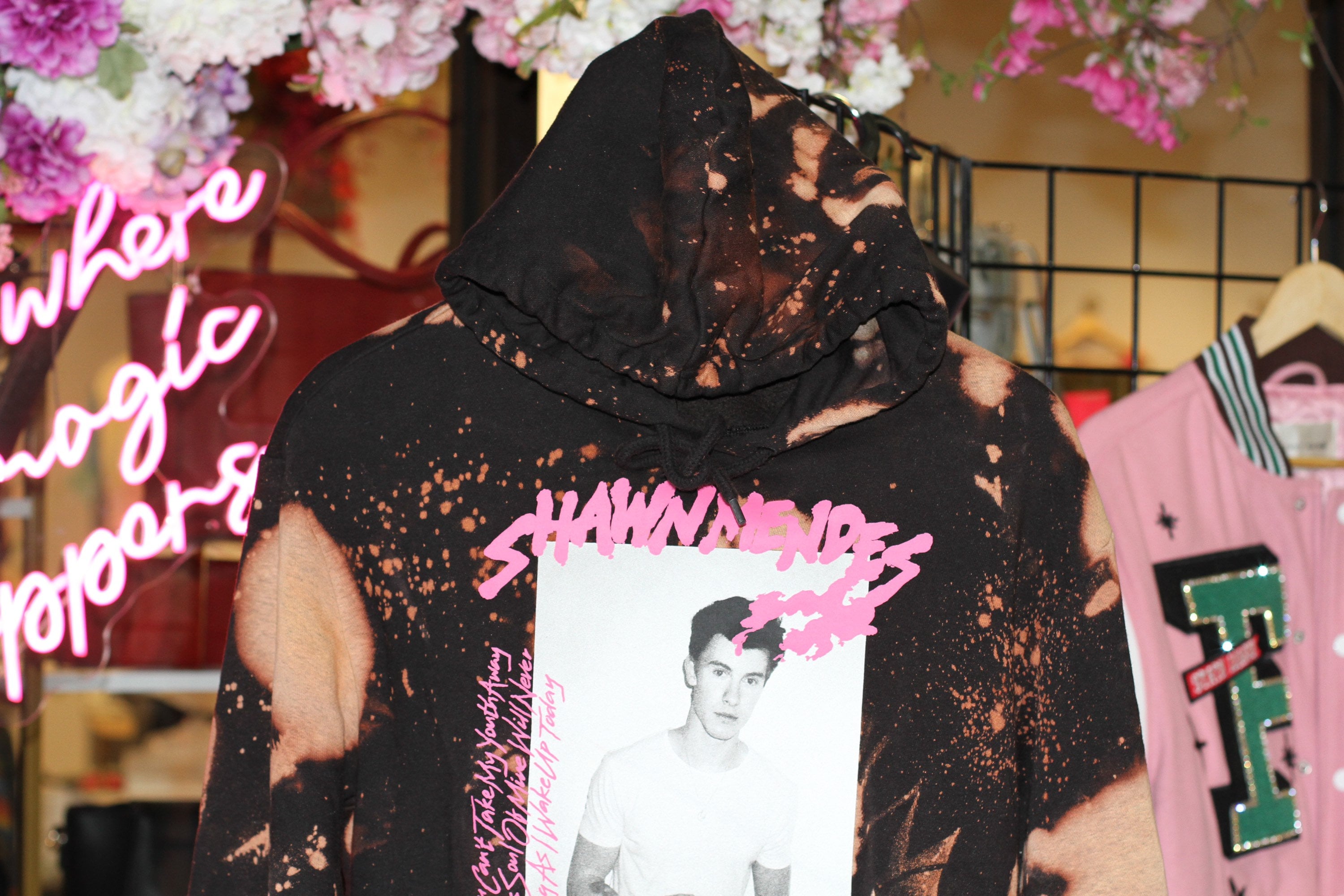 Shawn Mendes Concert Merch Bleached Hoodie Tour Hoodie - Etsy