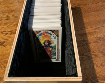 Comic Book Collectors Wood Storage Long Box | Can be custom built to fit Golden - Modern Age CGC CBCS SLABS