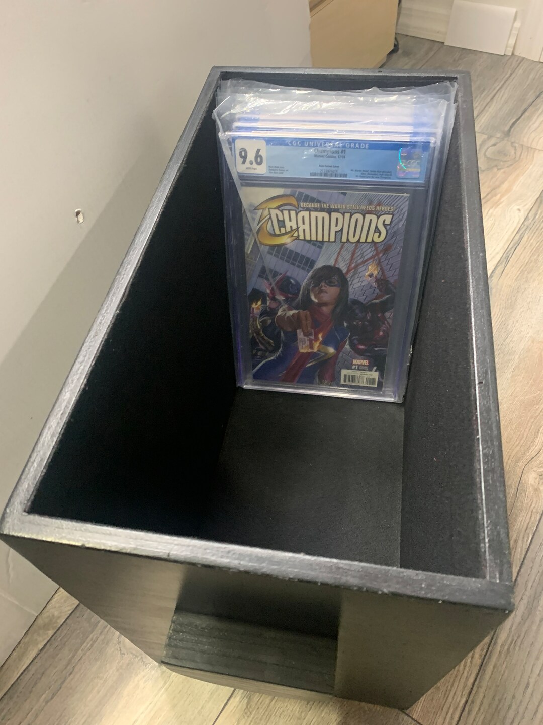 Comic Book Collectors Wood Storage Short Box Can Be Custom Built to Fit ...