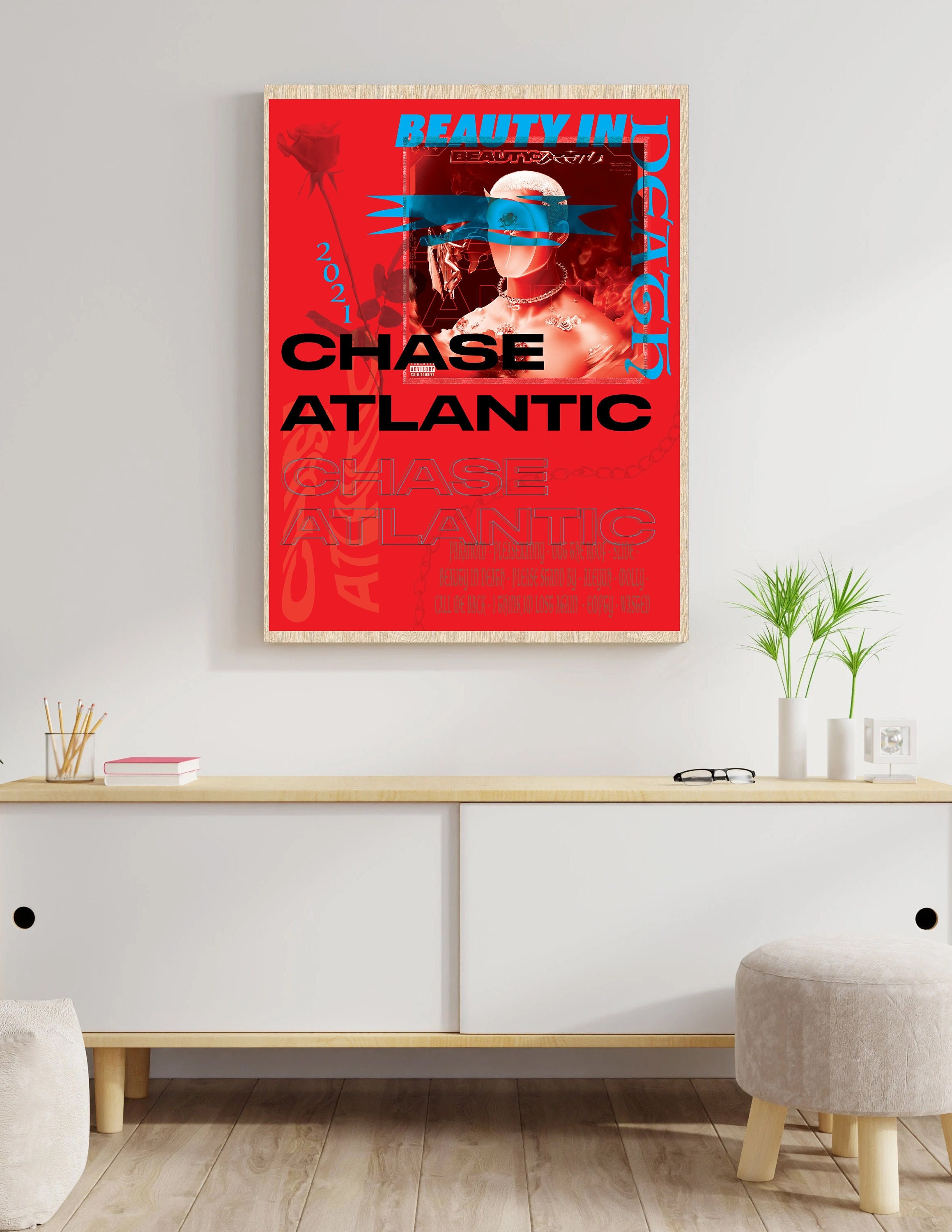 Chase Atlantic Beauty In Death Paradise Music Album Cover Canvas Painting  Posters Prints Wall Picture Art Living Home Room Decor - AliExpress