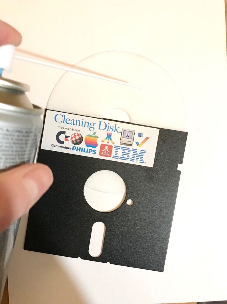 Head Cleaning, Pulisci Testine Disk Drive 5.25, Floppy Clean 2 Cleaning Felts Etsy