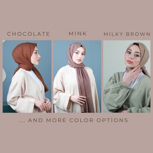 SOFT MIO RECTANGLE Shawl/Pashmina/Headcover/Hijab/Giftforsister/WomenGifts/MomGifts/Wedding Bulk Gifts/Muslim Hijab/Rectangle Scarfs/Scarves