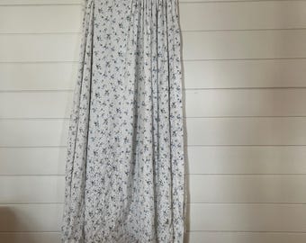 Yohji Yamamoto Pastel Floral Asymmetrical Wrap Skirt – Size 1 – Early 2000s