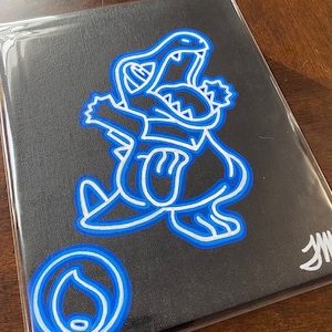 Totodile Neon Sign Canvas