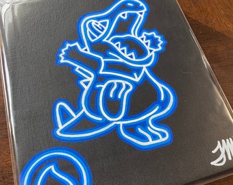 Totodile Neon Sign Canvas