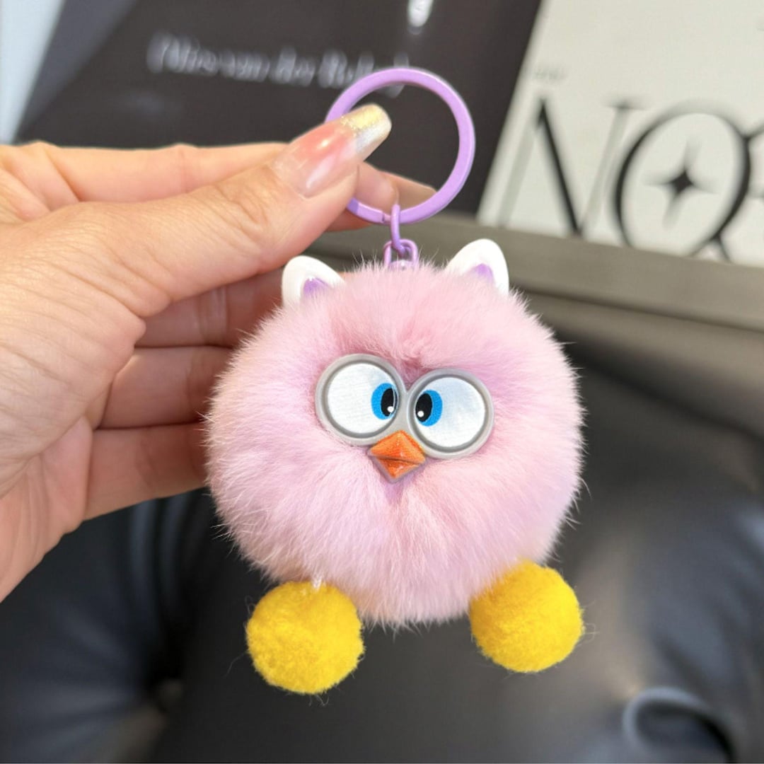 Hype Qlo Accessories Fluffy Pom Pom Keychain for Bag or Car - Etsy