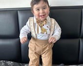 Personalized Boys 1st Birthday Boss Baby Outfit Custom Boss Baby Theme Birthday Suit Baby Boss Monogramed Shirt Pants Suspender Bowtie