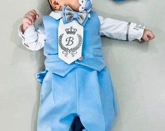 Boys First Birthday Outfit Toddlers Brother Boys 1st Birthday Matching Outfit Monogrammed Cakesmash Outfit Embroidered Shirt Suspenders Suit