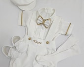 Personalized Boys 1st Birthday Boss Baby Outfit Custom Boss Baby Theme Birthday Suit Baby Boss Monogramed Shirt Pants Suspender Bowtie