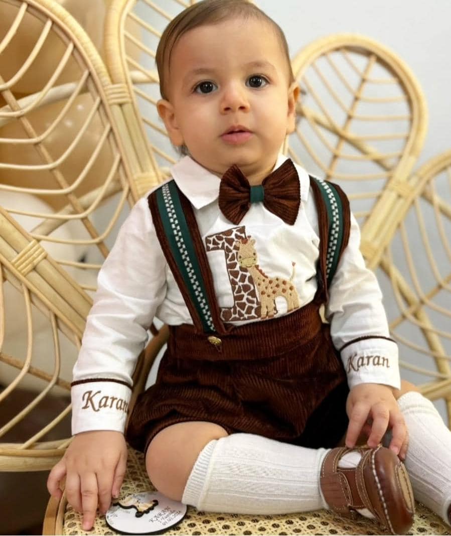 Half Month Birthday Outfit Boy Baby Boy Party Wear Dress Set 3-6 Months To 5- Half Month Birthday Outfit Boy Baby Boy Party Wear Dress Set 3-6 Months To 5-