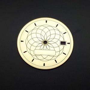Custom Brass Watch Face