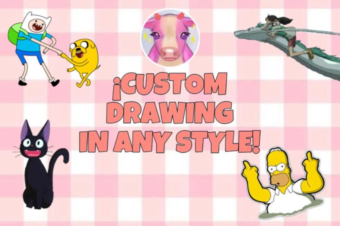 Customised Drawings Custom Drawings in the Style You Like Best! - Etsy Australia