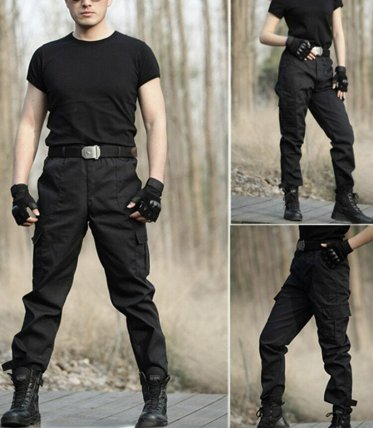 Black Military Pants Men Army Tactical Sweatpants Women and Etsy