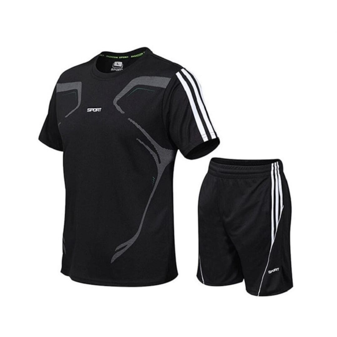 Men's 2 Piece Muscle Outfits Summer Sleeveless Hoodie and