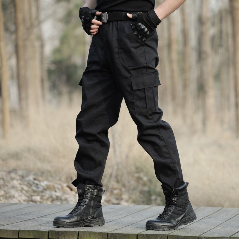 Military Pants Black - Etsy