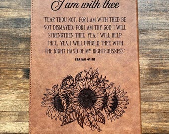 Sunflower Engraving with Name & Bible Verse | Customizable Gift for Sister, Wife, Daughter, or Friend – Birthday or Special Occasion - KJV