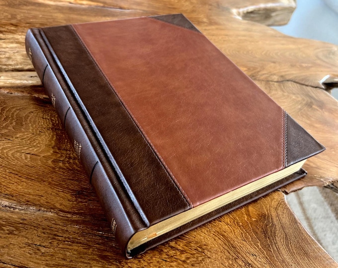 Name Engraving on a Hardcover KJV Bible: Ideal for New Converts that learn well Taking Notes