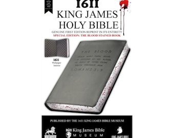 Biblia Sagrada King James Facsímil de 1611 - 1.ª edición - Incluye Apócrifos (11x7x1.5)