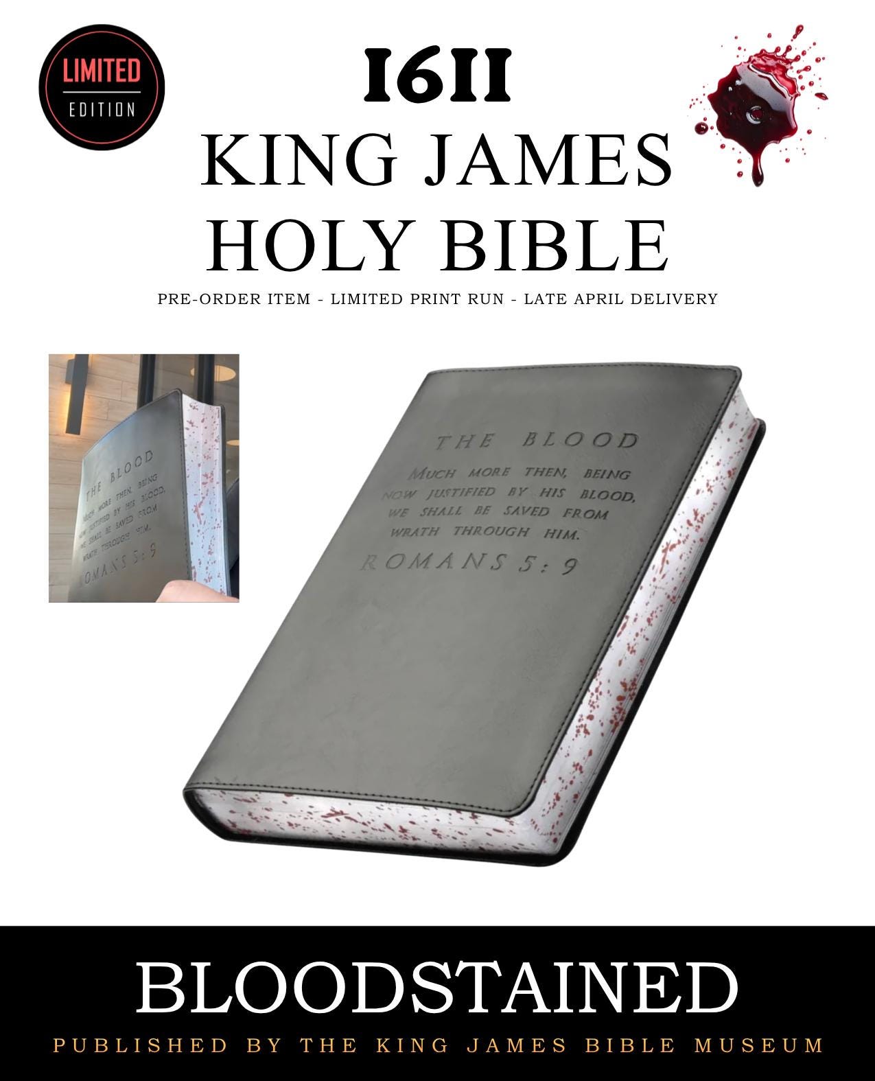 1611 Holy Bible Facsimile W/ Apocrypha- Includes Original