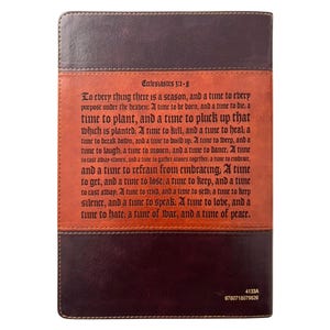 Spersonalizowana Biblia studyjna KJV z grawerunkiem imienia i wersetu, kolorowymi ilustracjami, komentarzem i przeglądem rozdziałów