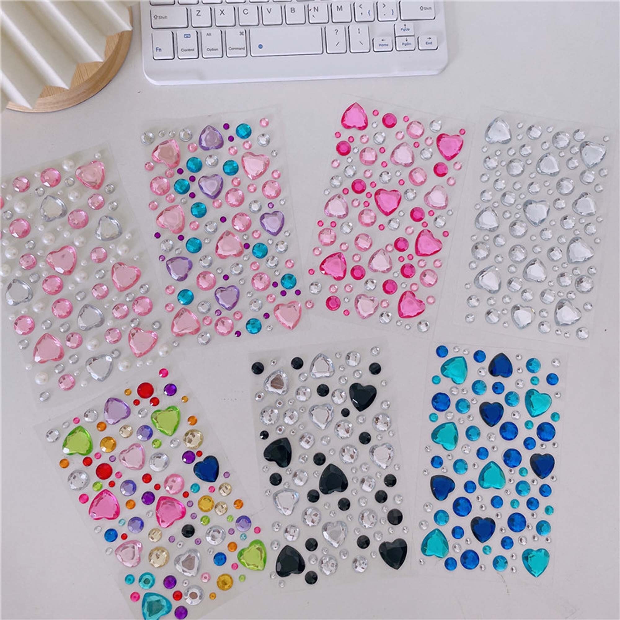 Gemstones, Gem Stickers, Laptop Sticker, Laptop Stickers, Bumper