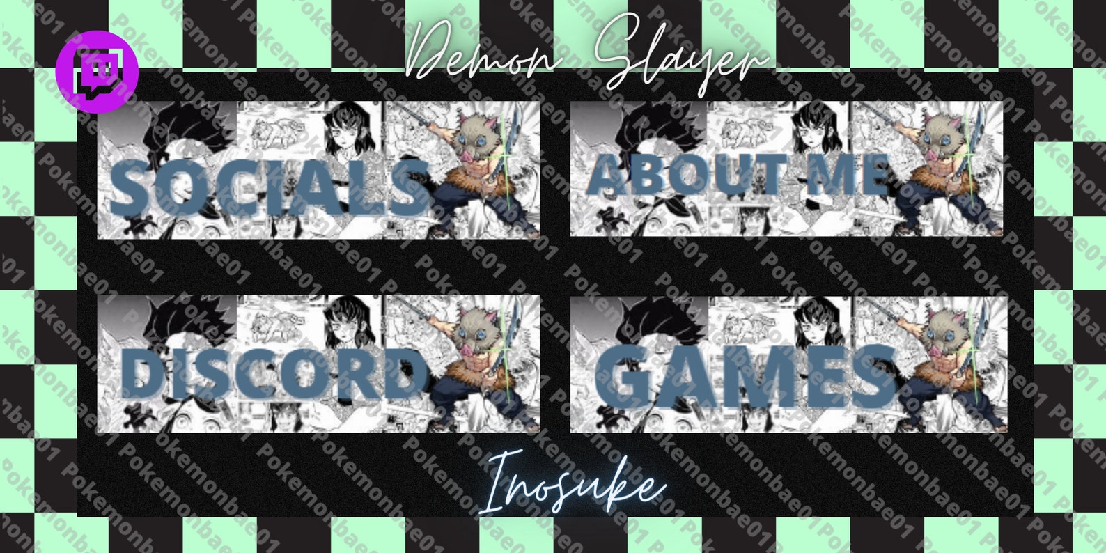 Anime Twitch Panels - Etsy