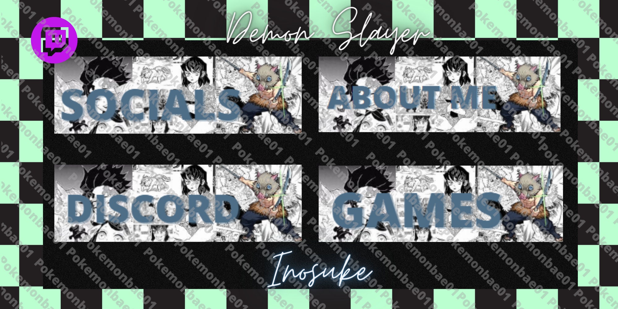 Anime Twitch Panels - Etsy
