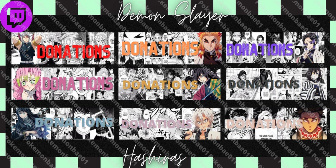 Anime Twitch Panels - Etsy