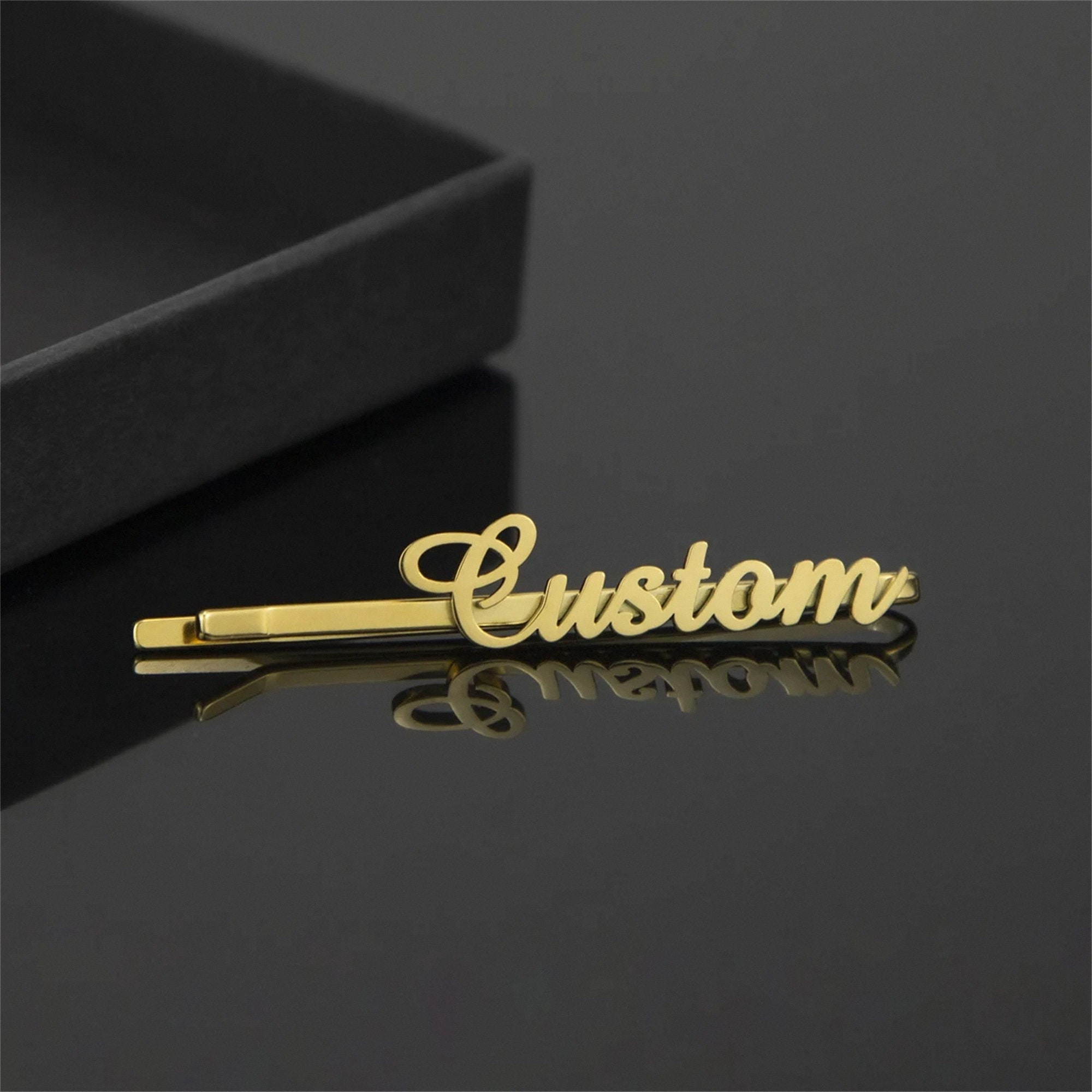 Yoursfs Brand Novelty Tie Clip for Men Gold Plating Unique Paper-Clip  Skinny Tie Bar Personalized Jewelry Fashion Gift