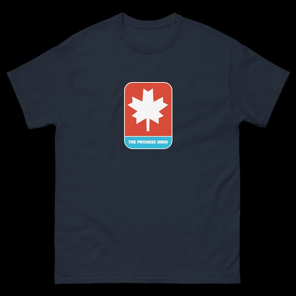 The Promise Ring band "maple leaf" 90s midwest emo indie t shirt