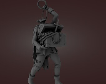 Pirata del tesoro maldito sin cabeza (miniatura de 28 mm)