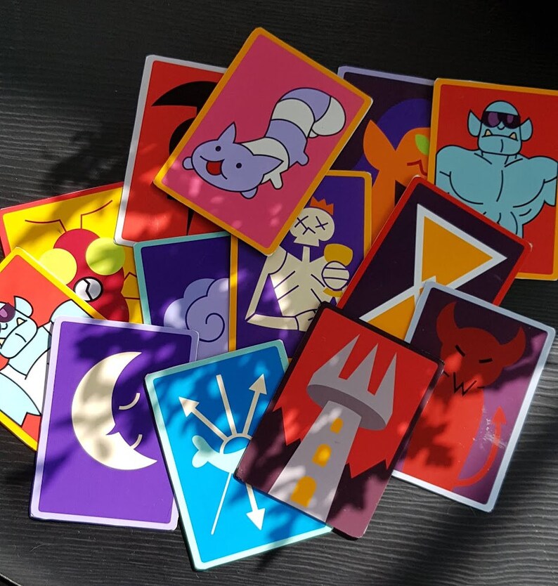 Hexes Hold'em Collectible Trading Card Deck - Etsy