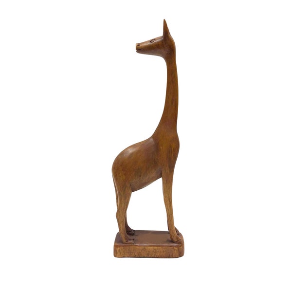 Statuette en bois "Girafe"