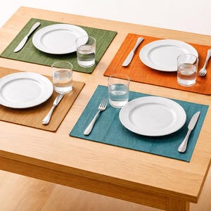 Ensemble de sets de table en fibres naturelles