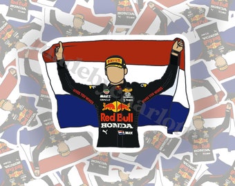 Max Verstappen World Driver's Champion 2022 F1 Sticker