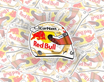 Max Vestappen 2022 F1 Helmet Sticker