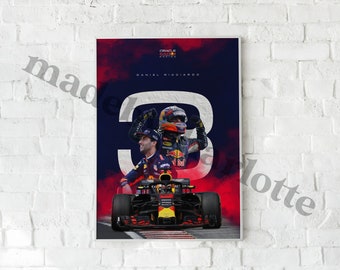 Daniel Ricciardo DR3 Redbull Poster