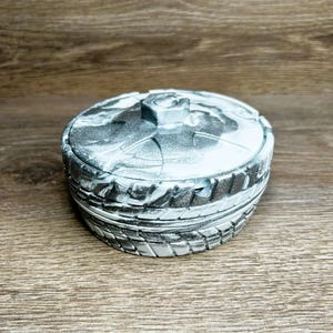 LUXURY WHITE SILVER Large Ashtray