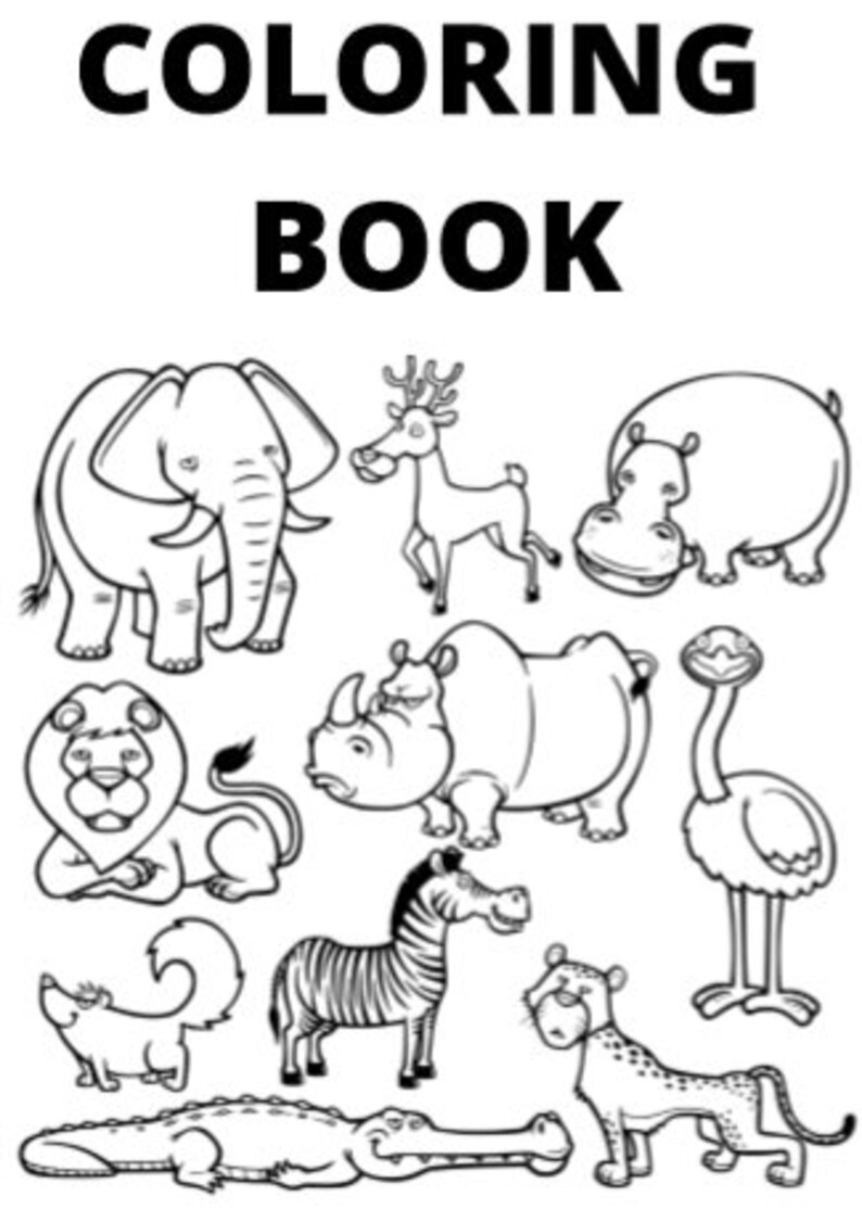 10 Fun Animal Coloring Pages with Color Guides: Unleash Your Inner Artist!