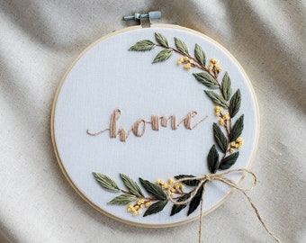 Home | Embroidery Hoop Art | Embroidery Wall Art/Home Decor |