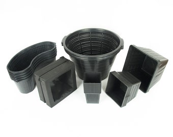 Set Premium XXL - paniers à plantes mélange de paniers pour plantes aquatiques pour plantes de bassin de jardin