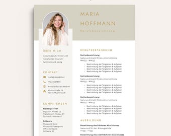 Bewerbungsvorlagen Word Lebenslauf Vorlage Deutsch Bewerbungsvorlag modern Bewerbungsmappe Resume template cv Bewerbungsvorlage Pages
