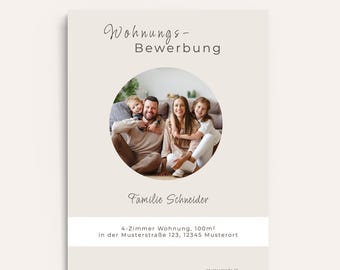 Wohnungsbewerbung Familie Bewerbungsvorlage Deutsch Word Vorlage Bewerbung Wohnung Haus Anschreiben kreativ Mieterselbstauskunft