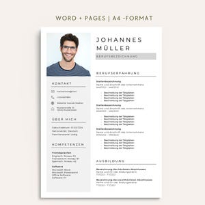 Lebenslauf Bewerbungsvorlagen Bewerbungsvorlagen Deutsch Word Lebenslauf Vorlage deutsch CV Bewerbungsunterlagen Vorlage Lebenslauf Design